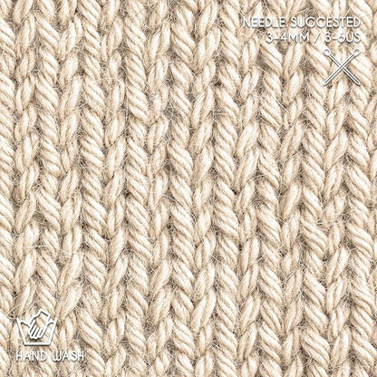 Worsted Set (6 x 1.75 oz) Super Soft Baby Alpaca Knitting Yarn Beige 656 Yards