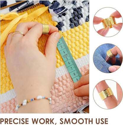 37Pcs Sewing Tool Set, Needles Thread Hand Repair Tools, Sewing Working Kit for Beginners, Include 25 Steel Needles, 6 reels of Thread, Seam Ripper, 2 Needle Threader, 2 Thimbles