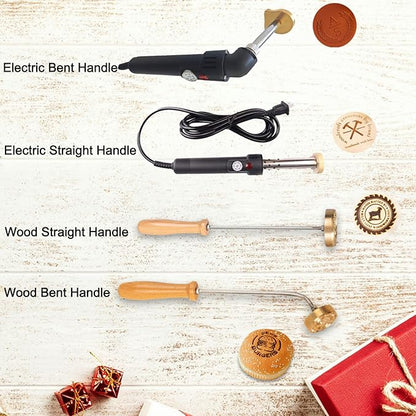 RORANY Personalized Branding Iron with Metal, Handmade Burning Tool for Craftsmen, Customized Logo Stamp for Wood, Leather, BBQ, Bread, Burger, Meat, Wedding Gift for Handcraft Lover