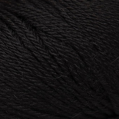 Black Heritage - 100% Baby Alpaca Yarn Wool Set of 2 Skeins (100 Grams) DK Weight Made in Peru Natural Undyed Color Heavenly Soft Perfect for Knitting and Crocheting (Black Alpaca 2 Skeins DK)