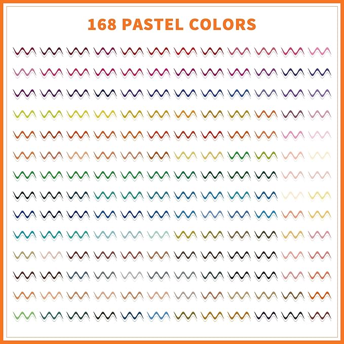Abvqr Dual Markers Brush Pens, 168 Colors Art Marker Set with Brush and Fine Tips – Premium Art Supplies for Adults, Perfect for Coloring Books, Hand Lettering, Calligraphy, and Drawing