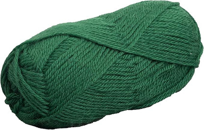 Knit Picks Wool of The Andes Yarn Pack - 10 Skeins of Green 100% Wool Worsted Weight Yarn (Grass)