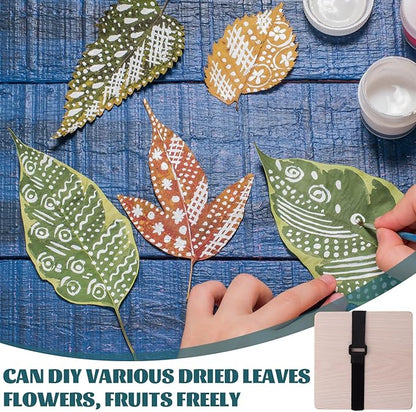 DECHOUS Professional Flower Press Kit Plant Leaf Press for Adults and DIY Natural Dried Flowers Crafts with Strong Straps for Greeting Cards Scrapbooks Invitations and Botanical Specimen