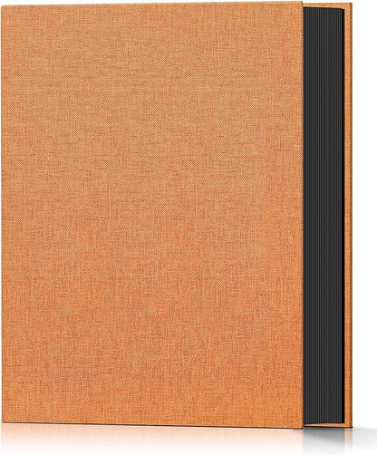 Popotop Photo Album 4x6 100 Pockets for Wedding Gifts,Linen Hardcover Picture Albums for Family Anniversary Baby Vacation Pictures