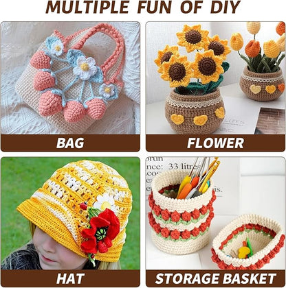 Chunky Chenille Yarn for Crocheting，Baby Yarn for Crocheting Soft Blankets，Bulky Yarns for Crochet Amigurumi，2×100g (2×74.3yds) Fluffy Velvet Yarns for Hand Knitting (2 Black)
