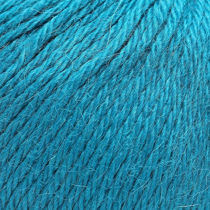 100% Baby Alpaca Yarn Wool Set of 3 Skeins (150 Grams) DK Weight - Made in Peru - Heavenly Soft and Perfect for Knitting and Crocheting (Turquoise, DK)