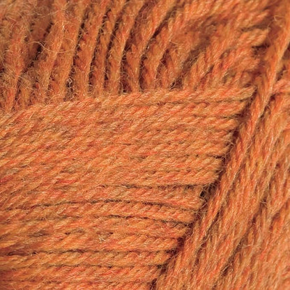 Knit Picks Wool of The Andes Yarn Pack - 10 Skeins of Brown 100% Wool Worsted Weight Yarn (Persimmon Heather)