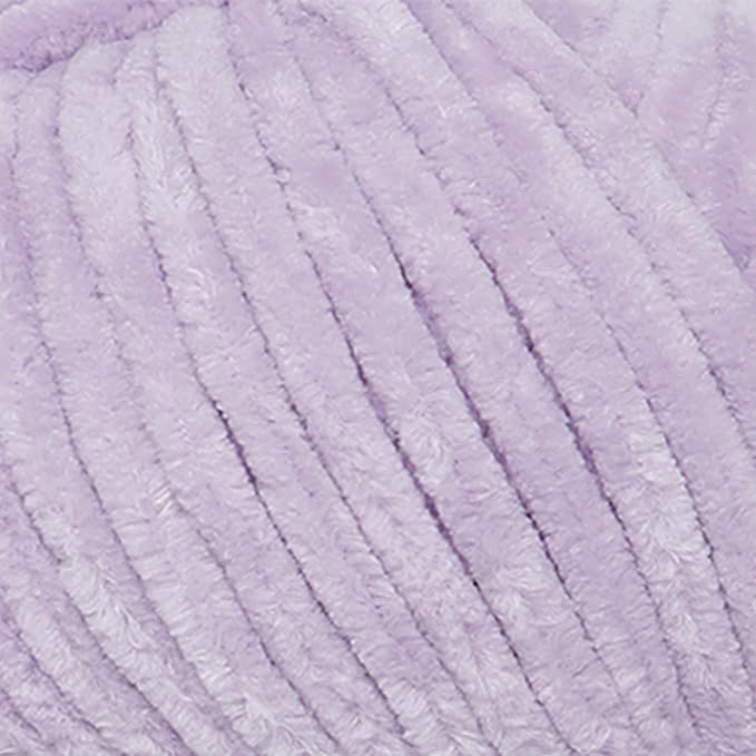Estako Velvet Chenille Blanket amigurumi Yarn for Crocheting and Knitting Super Bulky 100 gr (132 yds) (1630 - Lilac)