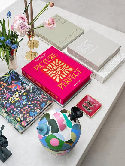 Printworks Photo Album - Picture Perfect, Pink – Cerise Pink Coffee Table Book with 30 Pages – Large Album for 4x6 Photos with Writing Space – Expandable Memory Book