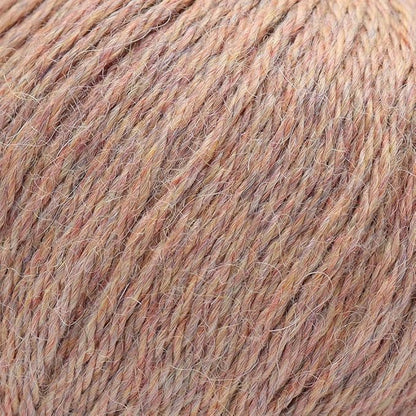 100% Baby Alpaca Yarn Wool Set of 3 Skeins (150 Grams) DK Weight - Made in Peru - Heavenly Soft and Perfect for Knitting and Crocheting (Heather Peach, DK)