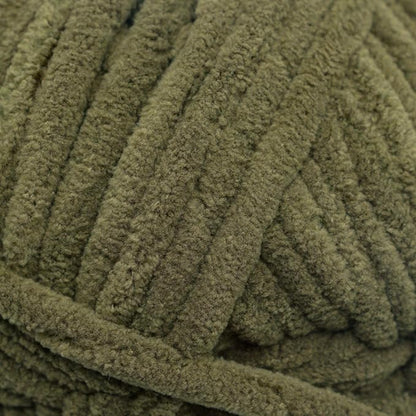 Okey Dokeys 300g Jumbo Velvet Chenille Yarn 7 Jumbo – Plush, No-Fray, Durable Plushies, Posh Soft Crochet Projects Beginner Friendly (130 yds) (Camo Green (119), 1 Pack (17.90/Skein))