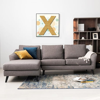 12 Inch Wooden Letter X, 1/4 Inch Thick Large Unfinished Wood Letter for DIY Crafts Home Wall Decor