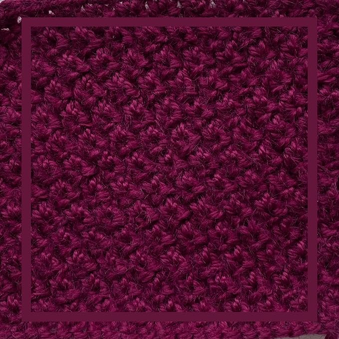 Woolen Delights Soft Wool Yarn for Crocheting, 3-Pack (522Yds / 300G), Free Patterns - #4 Medium Aran/Heavy Worsted Weight Wool Yarn for Knitting - Dark Burgundy