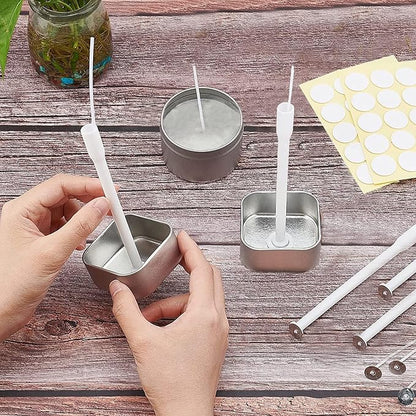 15 Pcs Candle Wick Placing Tube Candle Wick Centering Placement Booster Tools for DIY Candle Making