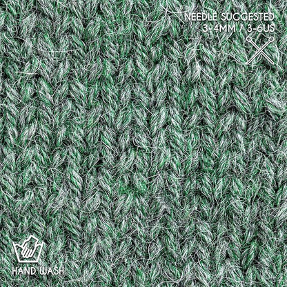 Worsted Set (6 x 1.75 oz) Super Soft Baby Alpaca Knitting Yarn Emerald 656 Yards