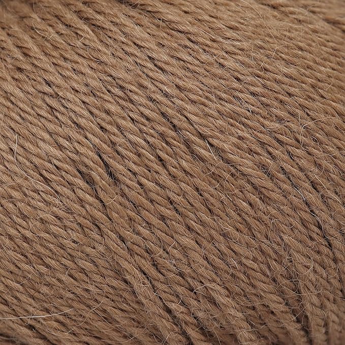 Origins - 100% Baby Alpaca Yarn Wool Set of 6 Skeins (300 Grams) DK Weight Made in Peru Natural Colors (Undyed) Heavenly Soft Perfect for Knitting and Crocheting (Sacred Soil, Origins 6 Skeins DK)