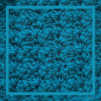 Woolen Delights Soft Wool Yarn for Crocheting, 3-Pack (522Yds / 300G), Free Patterns - #4 Medium Aran/Heavy Worsted Weight Wool Yarn for Knitting - Peacock Blue