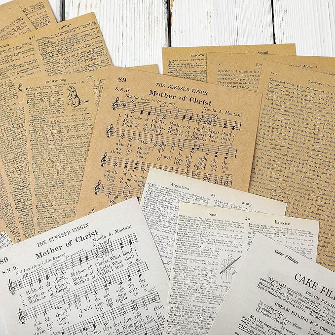 234 Pieces 4 Sets Vintage Scrapbook Paper Junk Journal Pages Collage Paper Ephemera Bundle Junk Journaling Supplies Craft Kits for Bullet Albums Planners Wall Art Decoupage Crafter Gifts Supplies