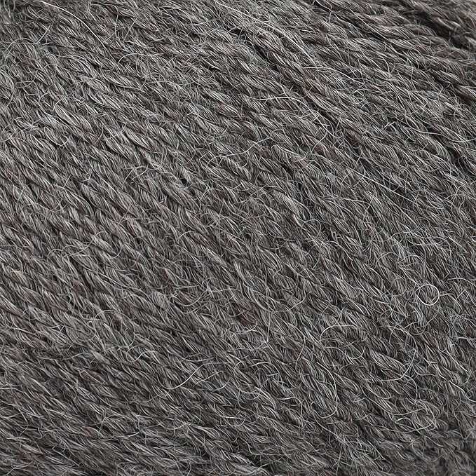 Origins - 100% Baby Alpaca Yarn Wool Set of 6 Skeins (300 Grams) DK Weight Made in Peru Natural Colors (Undyed) Heavenly Soft Perfect for Knitting and Crocheting (Mountain Fog, Origins 6 Skeins DK)