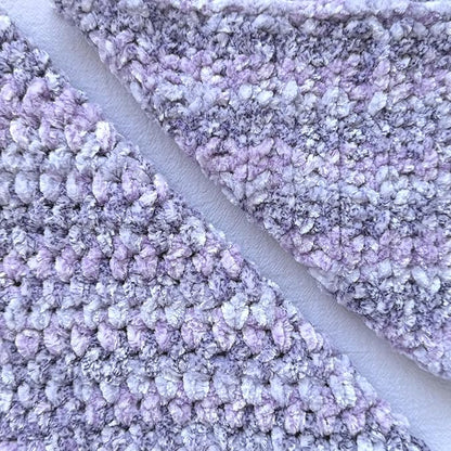 Chenillique XL Plush Chenille Yarn – 4-Pack (352 Yards / 400 g) – Variegated Super Bulky Yarn for Plushies, Blankets, Amigurumi & Accessories - Lavender Bliss