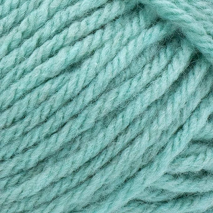 Lion Brand Hue + Me Yarn for Knitting, Crocheting, and Crafting, Bulky and Thick, Soft Acrylic and Wool Yarn, Sea Glass, (2-Pack)