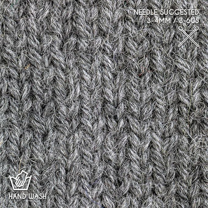 Worsted Set (6 x 1.75 oz) Super Soft Baby Alpaca Knitting Yarn Dark Gray 656 Yards
