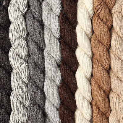 Origins Limited Collection - 100% Baby Alpaca Yarn Wool Set of 8 Hanks (200 Grams) DK Weight Made in Peru Natural Undyed Colors Heavenly Soft Perfect for Knitting and Crocheting (Assorted Colors, DK)