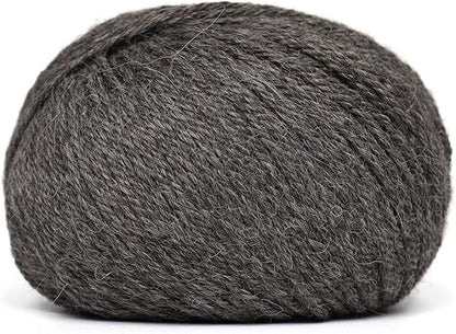 Origins - 100% Baby Alpaca Yarn Wool Set of 3 Skeins (150 Grams) DK Weight Made in Peru Natural Colors (Undyed) Heavenly Soft Perfect for Knitting and Crocheting (Mountain Fog, Origins 3 Skeins DK)