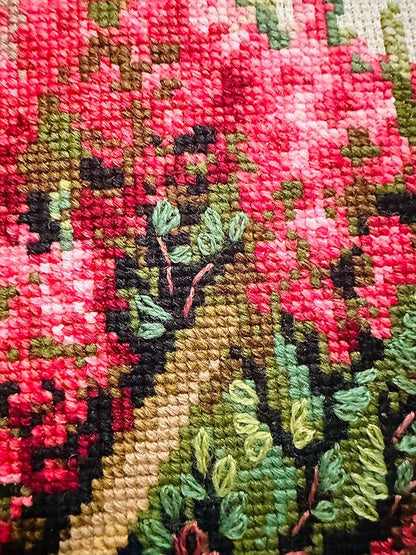 RIOLIS - Scottish Heather 1324, Cross Stitch Kits 9.75"x9.75", Cross Stitch Kits for Adults, Counted Cross Stitch Kits, Embroidery Kit for Beginners & Advanced, Floral Crossstitching Kits