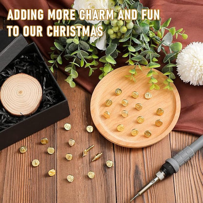 Mixweer 56 Pcs Wood Burning Letters and Numbers Wood Burning Tools with Letter Stamps and Number Tips Symbols for Wooden Burner Craft DIY Embossing Carving