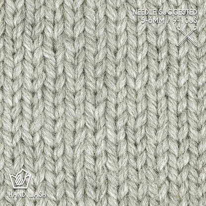 Bulky Set (6 x 1.75 oz) Super Soft Baby Alpaca Knitting Yarn Silver Gray 328 Yards