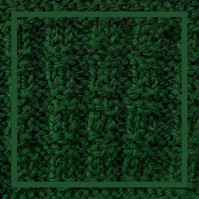 Woolen Delights Soft Wool Yarn for Crocheting, 3-Pack (522Yds / 300G), Free Patterns - #4 Medium Aran/Heavy Worsted Weight Wool Yarn for Knitting - Forest Green