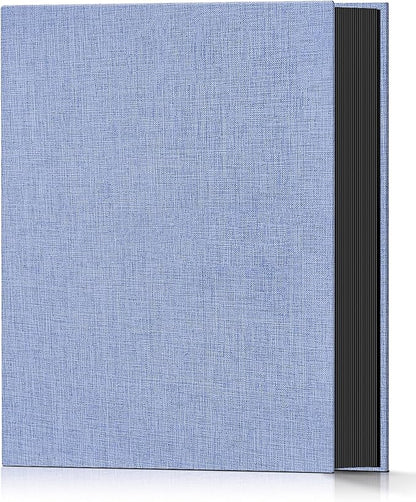 Popotop Photo Album 4x6 100 Pockets for Wedding Gifts,Linen Hardcover Picture Albums for Family Anniversary Baby Vacation Pictures