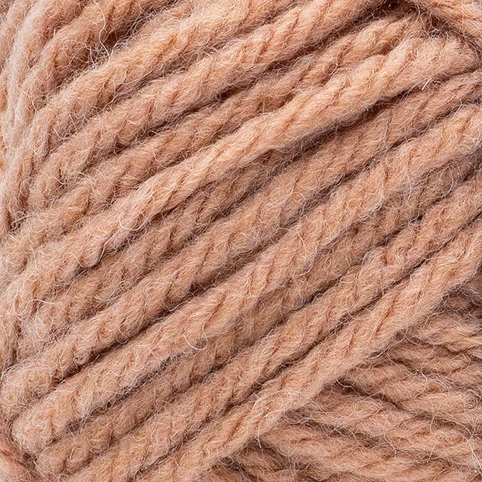 Lion Brand Yarn, Hue + Me Chunky Yarn for Crocheting, Knitting, and Crafts, Bellini, 1 Pack