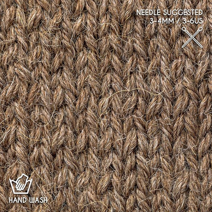 Worsted Set (6 x 1.75 oz) Super Soft Baby Alpaca Knitting Yarn Brown 656 Yards