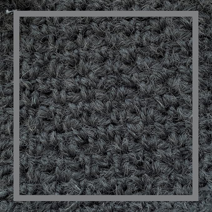 Woolen Delights Soft Wool Yarn for Crocheting, 3-Pack (522Yds / 300G), Free Patterns - #4 Medium Aran/Heavy Worsted Weight Wool Yarn for Knitting - Charcoal Gray