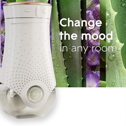 Glade PlugIns Refills Air Freshener, Tranquil Lavender & Aloe, Scented and Essential Oils for Home and Bathroom, 0.67 Fl Oz, 10 Count