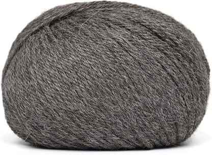 Origins - 100% Baby Alpaca Yarn Wool Set of 6 Skeins (300 Grams) DK Weight Made in Peru Natural Colors (Undyed) Heavenly Soft Perfect for Knitting and Crocheting (Mountain Fog, Origins 6 Skeins DK)