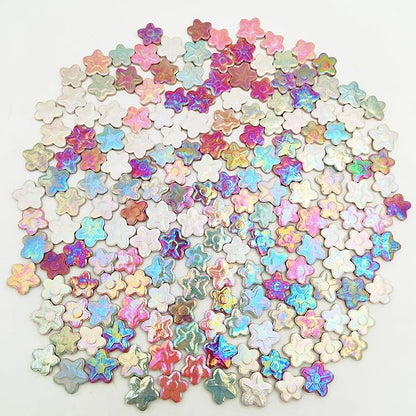500g/1.1lb Random Color Irregular Ceramics Mosaic Tiles,DIY Making Creative Ceramic Mosaic Tiles for DIY Craft Plates Flowerpots Vases Cups Mosaic Making Supplies (Flowers 1)