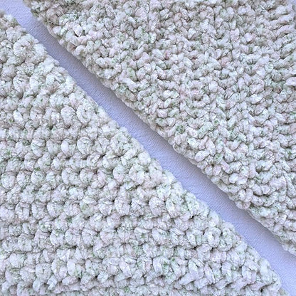 Chenillique XL Plush Chenille Yarn – 4-Pack (352 Yards / 400 g) – Variegated Super Bulky Yarn for Plushies, Blankets, Amigurumi & Accessories - Spring Haze