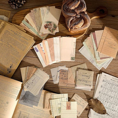 234 Pieces 4 Sets Vintage Scrapbook Paper Junk Journal Pages Collage Paper Ephemera Bundle Junk Journaling Supplies Craft Kits for Bullet Albums Planners Wall Art Decoupage Crafter Gifts Supplies