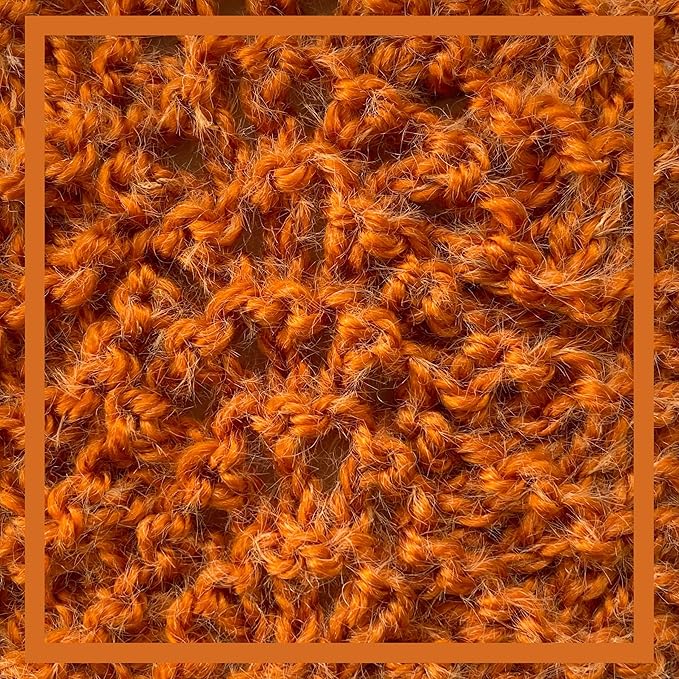 Woolen Delights Soft Wool Yarn for Crocheting, 3-Pack (522Yds / 300G), Free Patterns - #4 Medium Aran/Heavy Worsted Weight Wool Yarn for Knitting - Pumpkin Orange