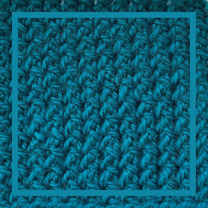 Woolen Delights Soft Wool Yarn for Crocheting, 3-Pack (522Yds / 300G), Free Patterns - #4 Medium Aran/Heavy Worsted Weight Wool Yarn for Knitting - Peacock Blue