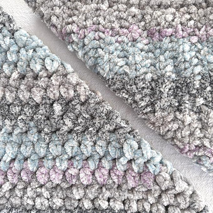 Chenillique XL Super Bulky Chenille Yarn – 100g Skein (88 Yards) + Safety Eyes + Free Plushie Pattern – Plush Polyester Yarn for Amigurumi, Crochet & Knitting - Orchid Mist