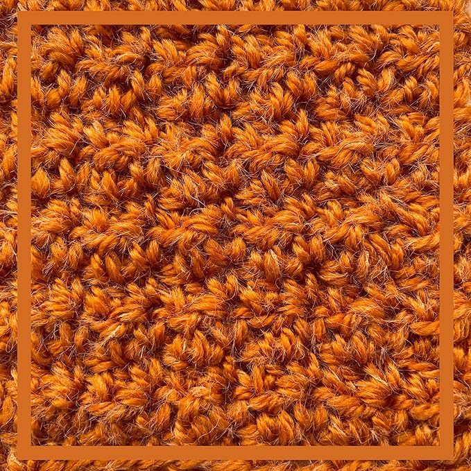 Woolen Delights Soft Wool Yarn for Crocheting, 3-Pack (522Yds / 300G), Free Patterns - #4 Medium Aran/Heavy Worsted Weight Wool Yarn for Knitting - Pumpkin Orange
