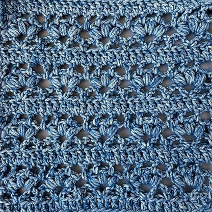 Cotton to The Core Cotton Yarn for Crocheting, 6-Pack (852 Yds / 300G), Free Patterns, Beginners Friendly - Soft Baby Yarn for Knitting - 3 DK Light Worsted Weight - Jean Blue